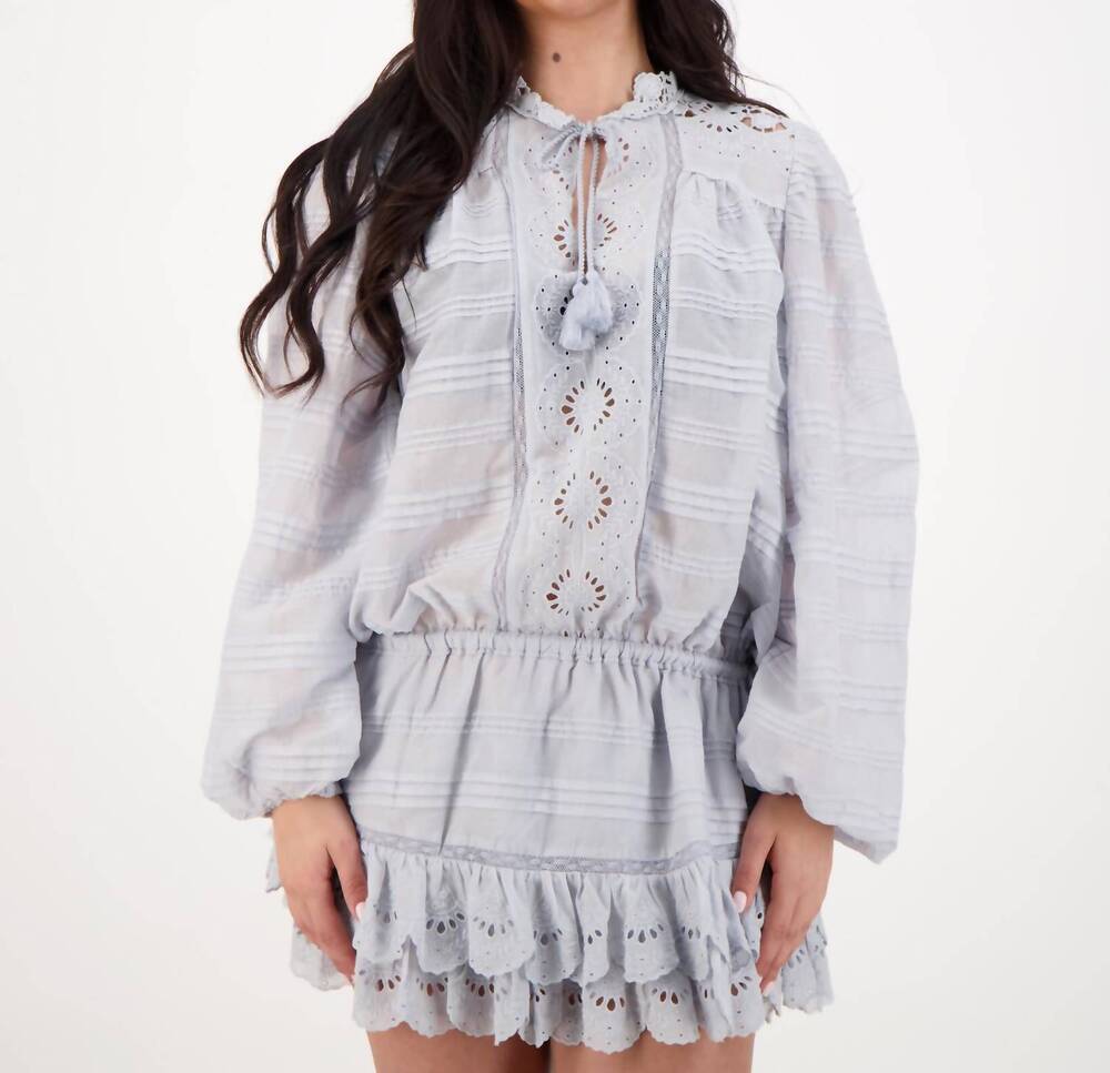 NEW ISABEL MARANT preya dress in light blue